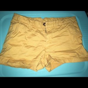 bongo yellow shorts